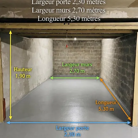 Lägenhet Vue Exceptionnelle Parking Prive Centre Clim Mobile *